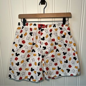 Walt Disney World Mickey Mouse Boxer Shorts Functional Fly w/Button Men’s M